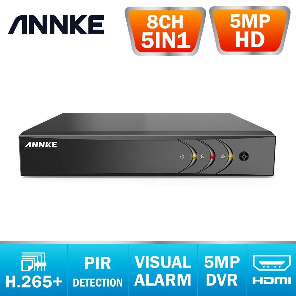 ANNKE 8CH 5MP Lite 5in1 HD TVI CVI AHD IP  DVR ڴ H.265 +  Recorde ̸   